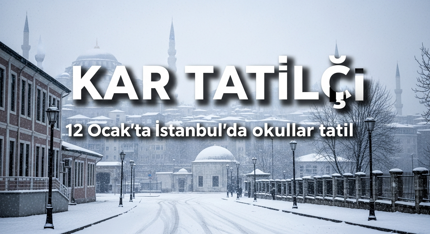 12 Ocak’da okullarda kar tatili