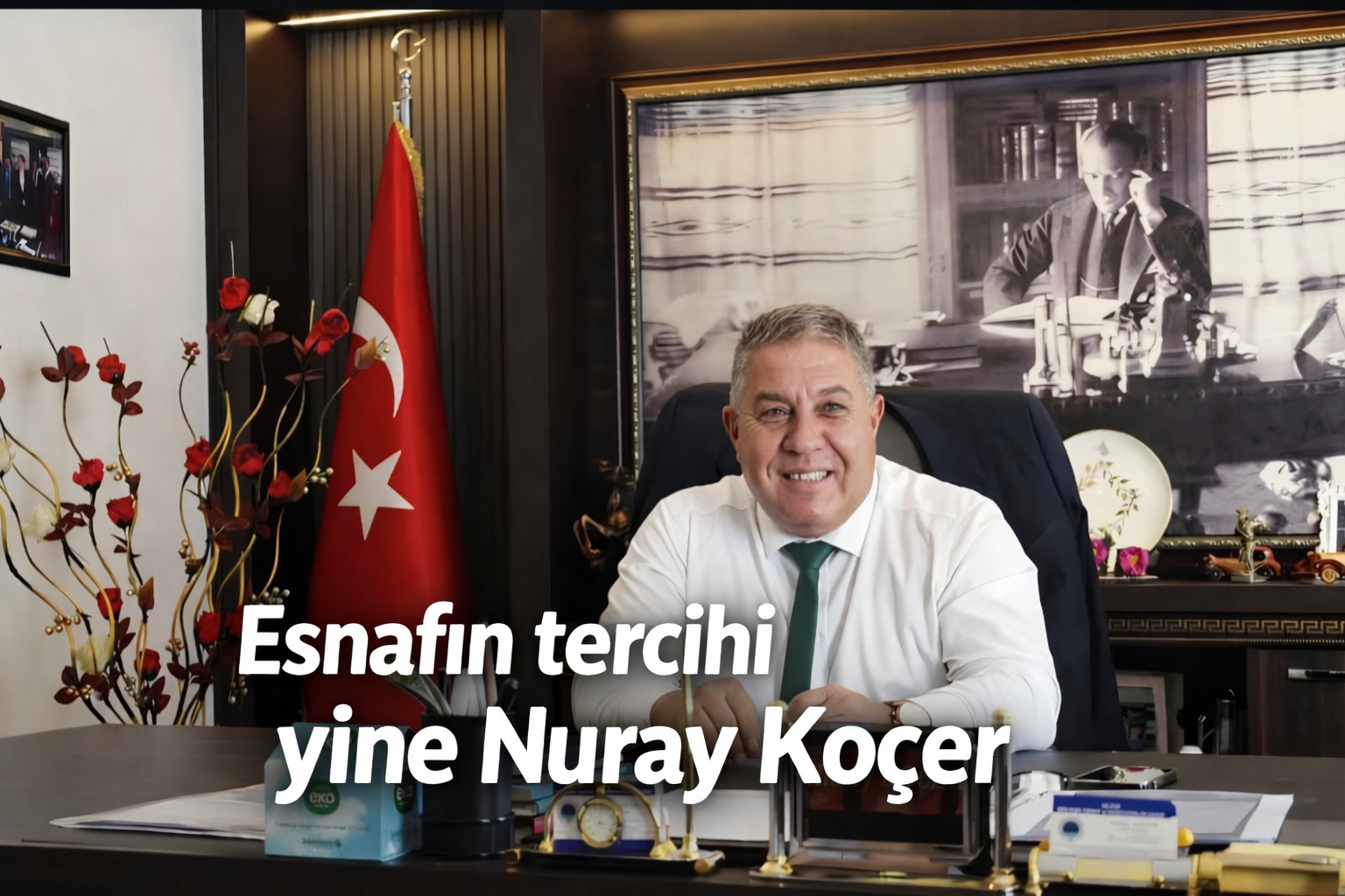 Esnafın tercihi yine Nuray Koçer oldu